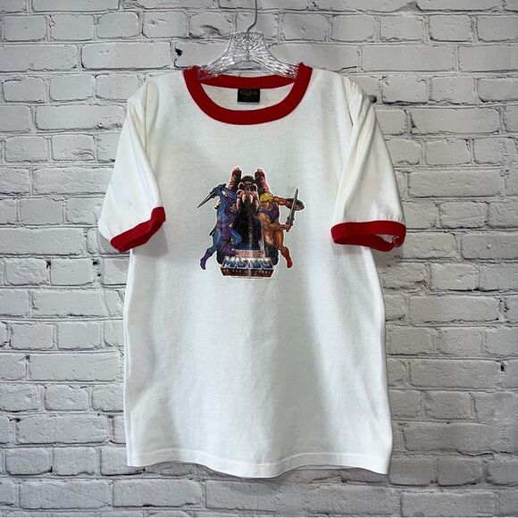 Vintage Single Stitch 1983 He-Man Masters Of The Universe Cartoon Graphic Tee - Picture 1 of 13